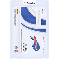 Dalton Kincaid Buffalo Bills 2023 Panini Immaculate Collection Rookie Logos Relic #RL-DKI #1/5 Rookie Card
