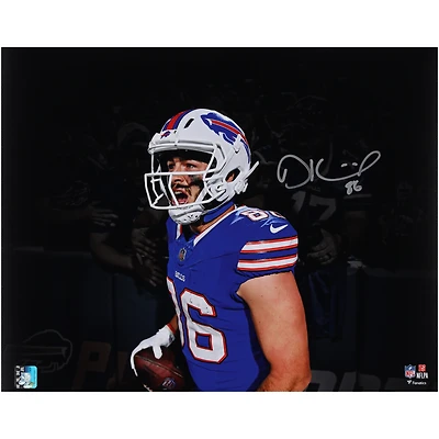 Dalton Kincaid Buffalo Bills Autographed 16" x 20" Celebrating with Fans Spotlight Photograph
