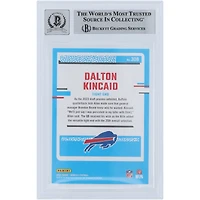 Dalton Kincaid Buffalo Bills Autographed 2023 Panini Donruss #308 Beckett Fanatics Witnessed Authenticated /10 Rookie Card
