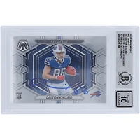 Dalton Kincaid Buffalo Bills Autographed 2023 Panini Mosaic #ND-20 Beckett Fanatics Witnessed Authenticated Rookie Card