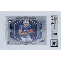 Dalton Kincaid Buffalo Bills Autographed 2023 Panini Mosaic #ND-20 Beckett Fanatics Witnessed Authenticated 9/10 Rookie Card