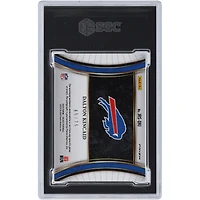 Dalton Kincaid Buffalo Bills Autographed 2023 Panini Select White Prizm Jumbo Rookie Signature Swatch Relic #JRS-DKI #65/75 SGC Authenticated 8.5 Rookie Card