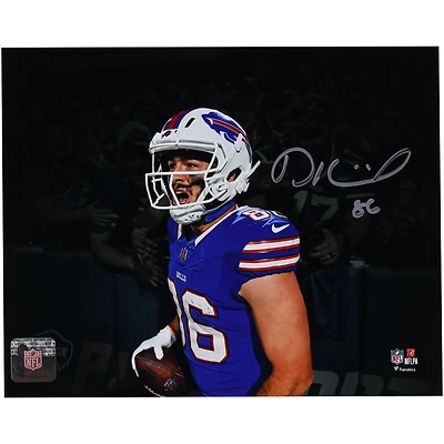 Dalton Kincaid Buffalo Bills Autographed 8" x 10" Celebrating with Fans Spotlight Photograph  
