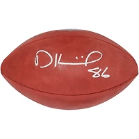 Ballon de football en couleur autographié par Dalton Kincaid par Buffalo Bills
