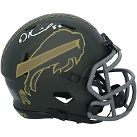 Dalton Kincaid Buffalo Bills Autographed Riddell 2025 Salute To Service Speed Mini Helmet  