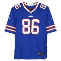 Maillot de jeu Nike Royal dédicacé par Dalton Kincaid des Buffalo Bills
