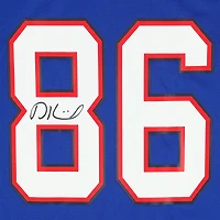 Maillot de jeu Nike Royal dédicacé par Dalton Kincaid des Buffalo Bills