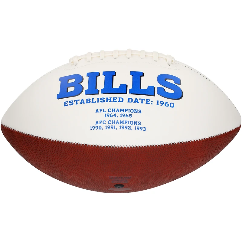 Dalton Kincaid Buffalo Bills Autographed White Panel Football