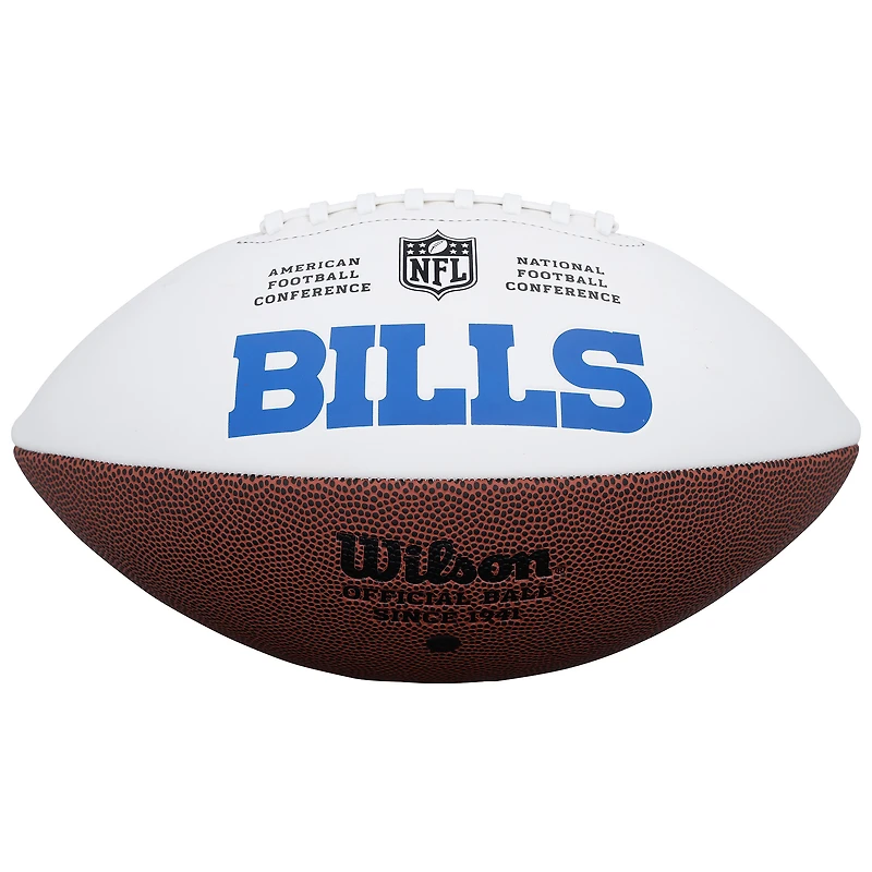 Dalton Kincaid Buffalo Bills Autographed White Panel Football
