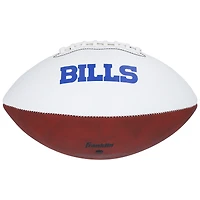 Dalton Kincaid Buffalo Bills Autographed White Panel Football with "Bills Mafia" Inscription