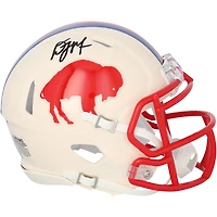 Mini-casque Riddell Retro Speed ​​autographié par D.J. Moore des Buffalo Bills