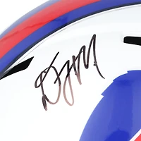D.J. Moore Buffalo Bills Autographed Riddell Speed Replica Helmet