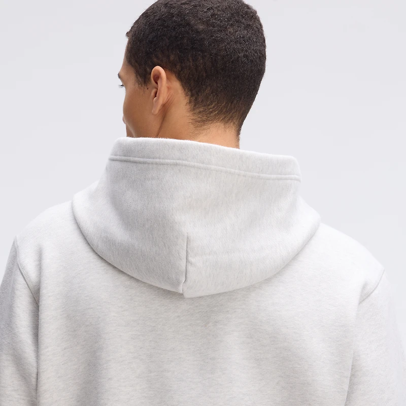 Sweat à capuche emblématique des Buffalo Bills, gris chiné, de Fanatics, avec bords en polaire.