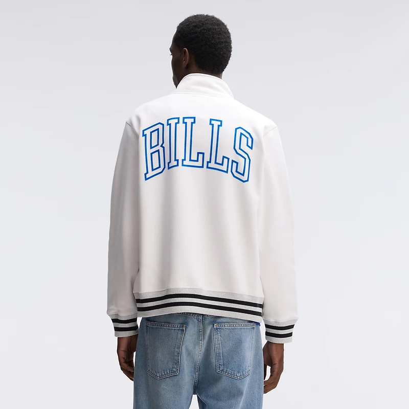 Fanatics Oatmeal Buffalo Bills IconicFleece Full-Zip Jacket