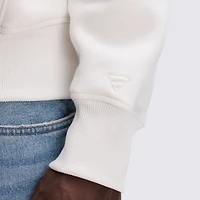 Fanatics Oatmeal Buffalo Bills IconicFleece Letterman Hoodie