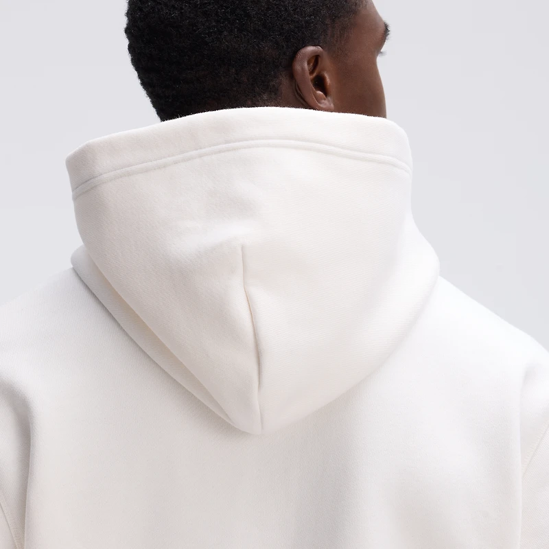 Fanatics Oatmeal Buffalo Bills IconicFleece Letterman Hoodie