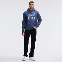 Fanatics Royal Buffalo Bills IconicFleece Flocked Hoodie