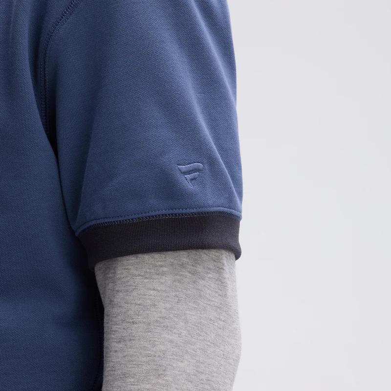 Sweat-shirt à manches courtes Fanatics Royal Buffalo Bills Iconic Fleece