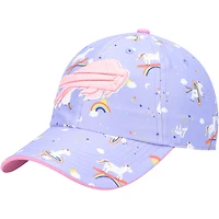 Girls Preschool '47 Purple Buffalo Bills Unicorn Clean Up Adjustable Hat