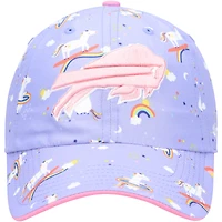 Casquette réglable Buffalo Bills Unicorn Clean Up pour fille d'âge préscolaire '47