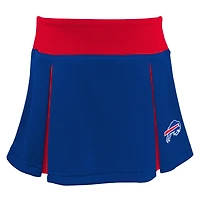 Girls Preschool Royal Buffalo Bills Spirit Cheerleader Two-Piece Set with Bloomers