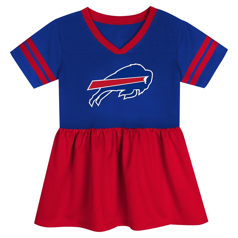Girls Preschool Royal Buffalo Bills Stadium Lights Fashion Jersey Dress