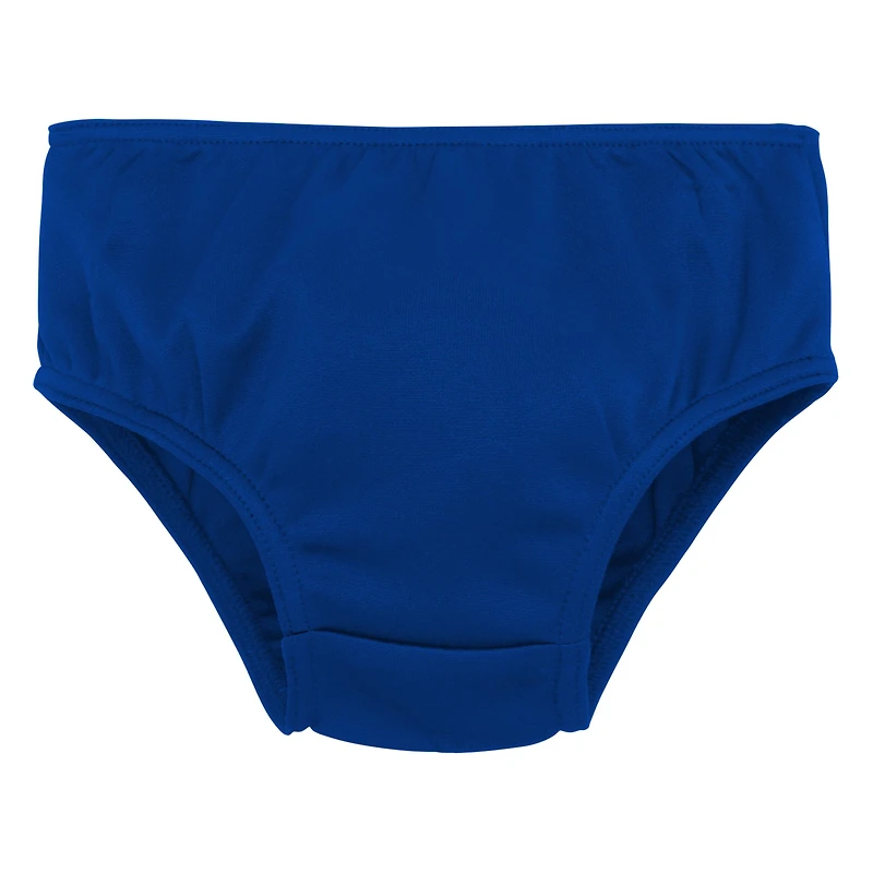 Girls Toddler Royal Buffalo Bills Spirit Cheer Two-Piece Cheerleader Set with Bloomers