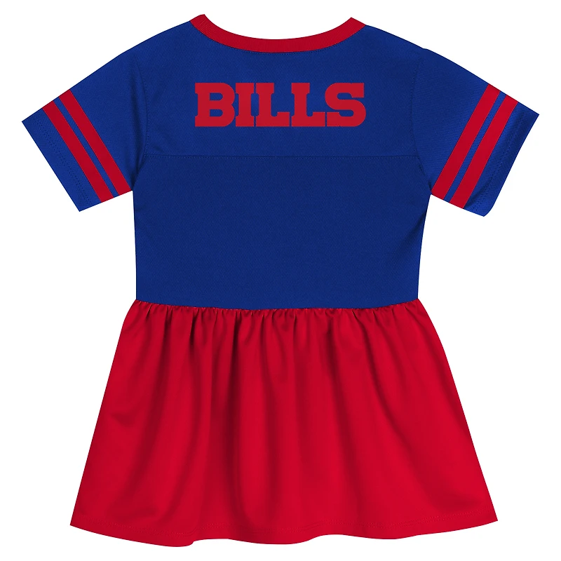 Girls Toddler Royal Buffalo Bills Stadium Lights Fashion Jersey Dress
