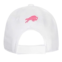 Girls Youth Buffalo Bills All White Structured Adjustable Hat