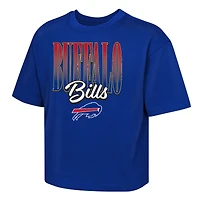 Girls Youth Outerstuff  Royal Buffalo Bills Big City Boxy T-Shirt