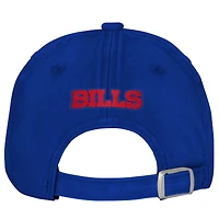 Girls Youth Outerstuff Royal Buffalo Bills Gridiron Adjustable Hat