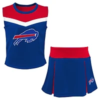 Ensemble de pom-pom girl Royal Buffalo Bills Spirit deux pièces pour filles