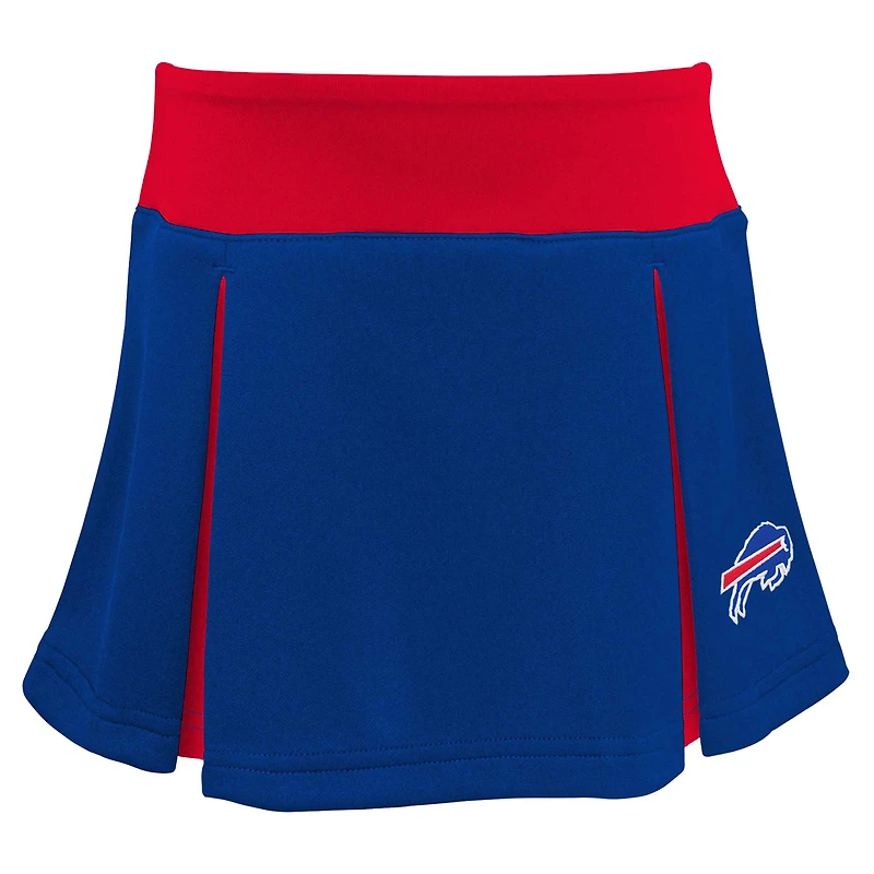 Ensemble de pom-pom girl Royal Buffalo Bills Spirit deux pièces pour filles