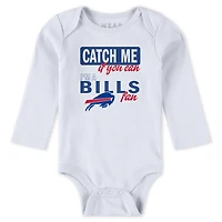 Infant & Newborn WEAR by Erin Andrews Buffalo Bills Three-Piece Turn Me Around Bodysuits Pant Set