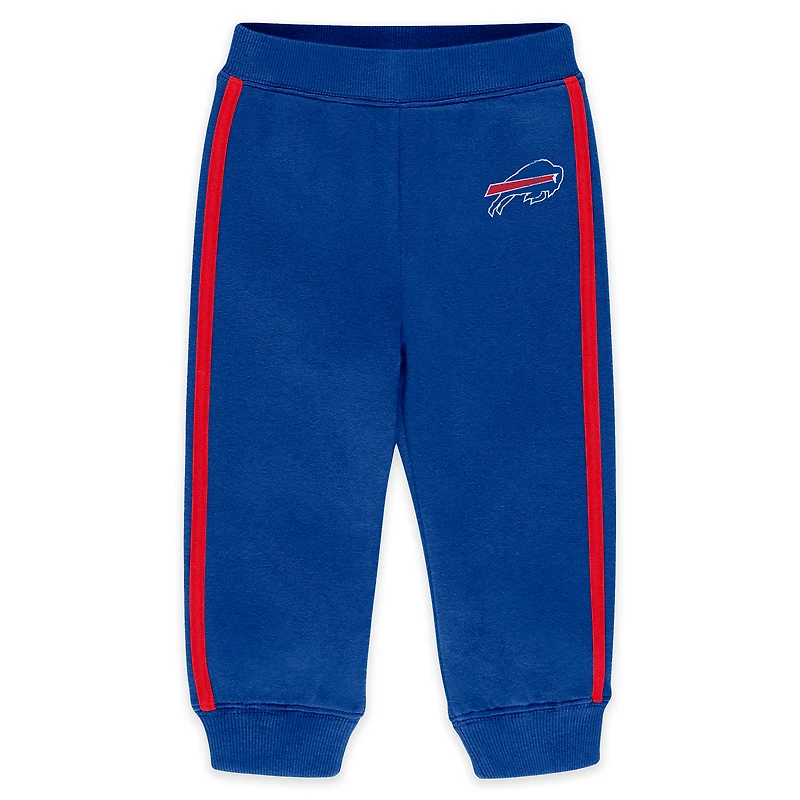 Infant & Newborn WEAR by Erin Andrews Royal Buffalo Bills Fleece Crewneck and Pants Set