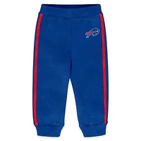 Infant & Newborn WEAR by Erin Andrews Royal Buffalo Bills Fleece Crewneck and Pants Set