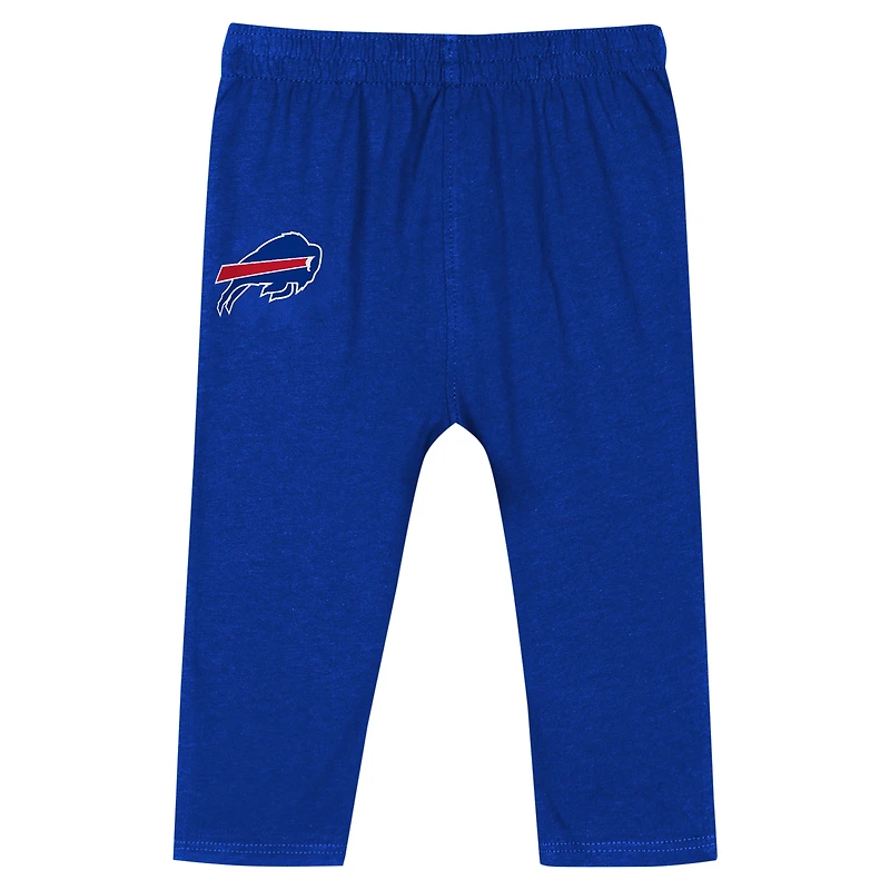 Infant Buffalo Bills Double Up Long Sleeve Bodysuit and Pants Set