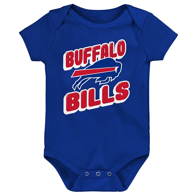 Ensemble de trois bodies pour bébé Buffalo Bills Play Day
