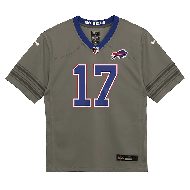 Infant Nike Josh Allen Gray Buffalo Bills Nickel City Game Jersey