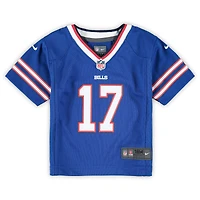 Maillot de jeu Nike Josh Allen Royal Buffalo Bills pour bébé