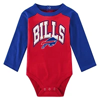Infant Royal Buffalo Bills Rookie of the Year Long Sleeve Bodysuit & Pants Set