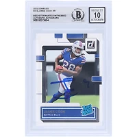 V106832 Bills James Cook Buffalo Bills Autographié 2022 Panini Donruss #4 #315 Beckett Fanatics Witnessed Authenticated 10 Rookie Card 4 James Cook AUT PAA TRADING CARDS 45867 AUTTRC CA01F08283 #24