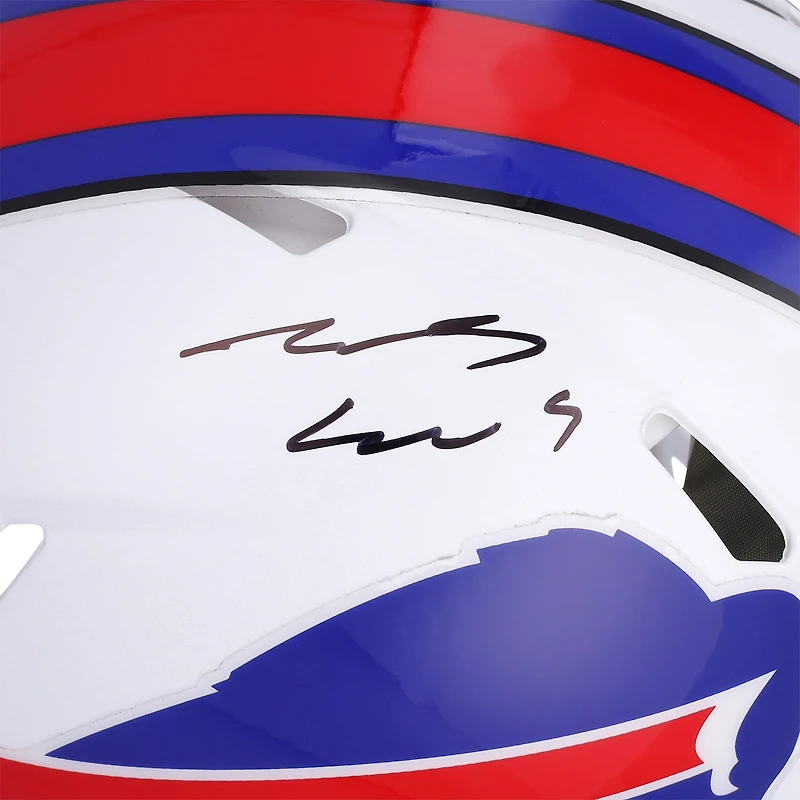 James Cook Buffalo Bills Autographed Riddell Speed Authentic Helmet