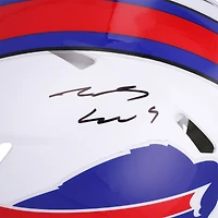 James Cook Buffalo Bills Autographed Riddell Speed Authentic Helmet