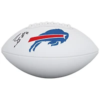 James Cook III Buffalo Bills Autographed Wilson White Panel Football