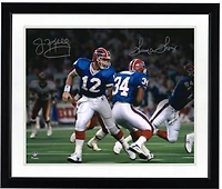 Jim Kelly & Thurman Thomas Buffalo Bills Autographed 16" x 20" Handoff Photograph