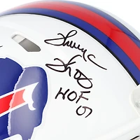 Jim Kelly, Andre Reed & Thurman Thomas Buffalo Bills Autographed Riddell Speed Authentic Helmet with Multiple HOF Inscriptions