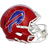 Jim Kelly Buffalo Bills Autographed 1987-2001 Throwback Speed Replica Helmet  