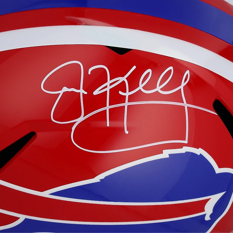 Jim Kelly Buffalo Bills Autographed 1987-2001 Throwback Speed Replica Helmet  