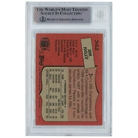 Jim Kelly Buffalo Bills Autographié 1987 Topps #362 Beckett Fanatics A Vu Authentifié Carte Rookie avec L'inscription "BILLS MAFIA"